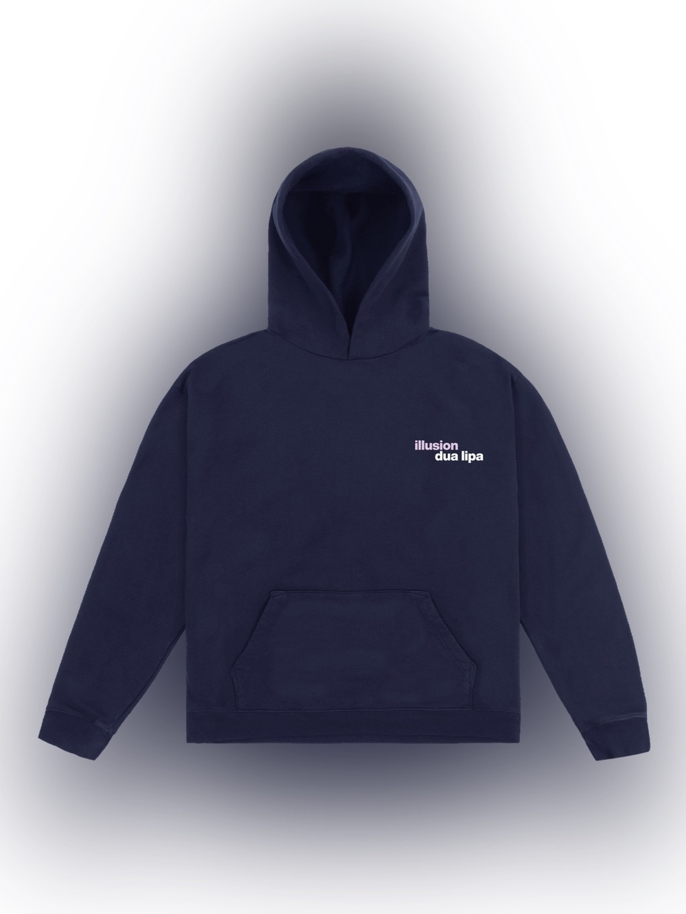 Dua Lipa Official Illusion Navy Oversized Hoodie
